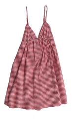 Sandy Dress in Red and White Gingham
